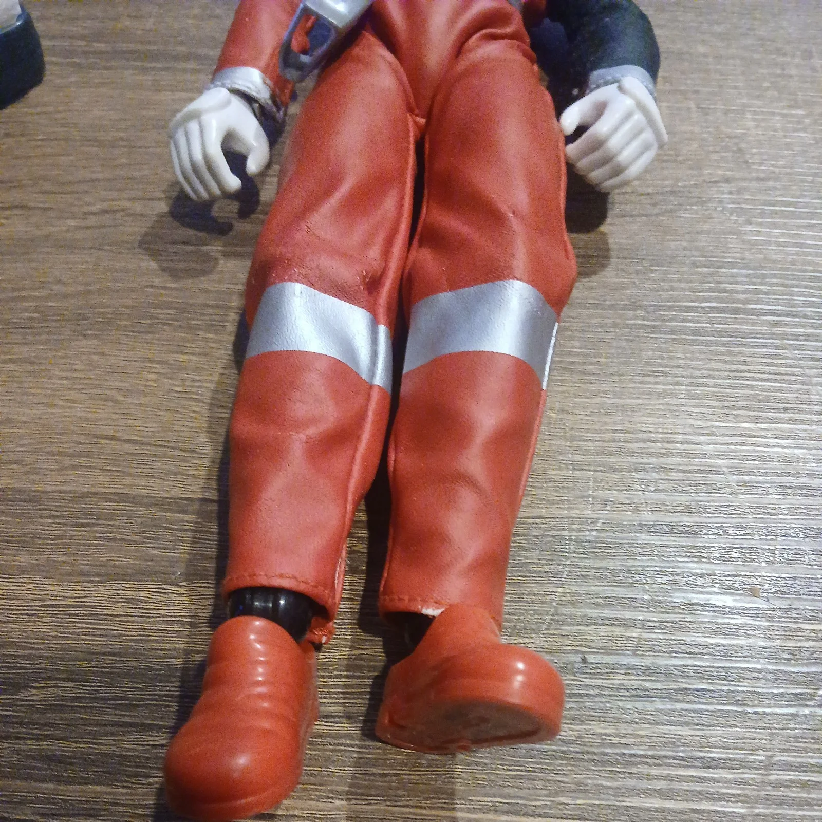 2002 BANDAI POWER RANGERS Figure Doll WITH HELMET Red Vintage Rare unique Item, изображение 4