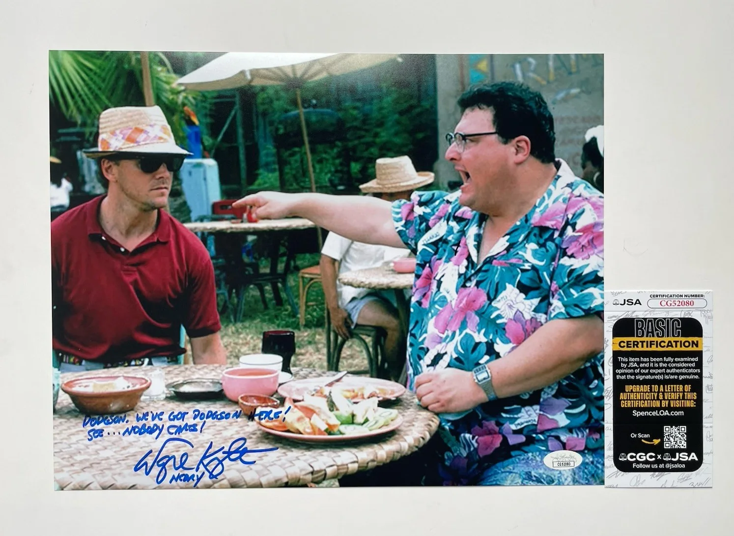 Wayne Knight — Wayne Knight Hand Signed 11x14 Photo JSA Authentic Jurassic Park Nedry Dodgson
