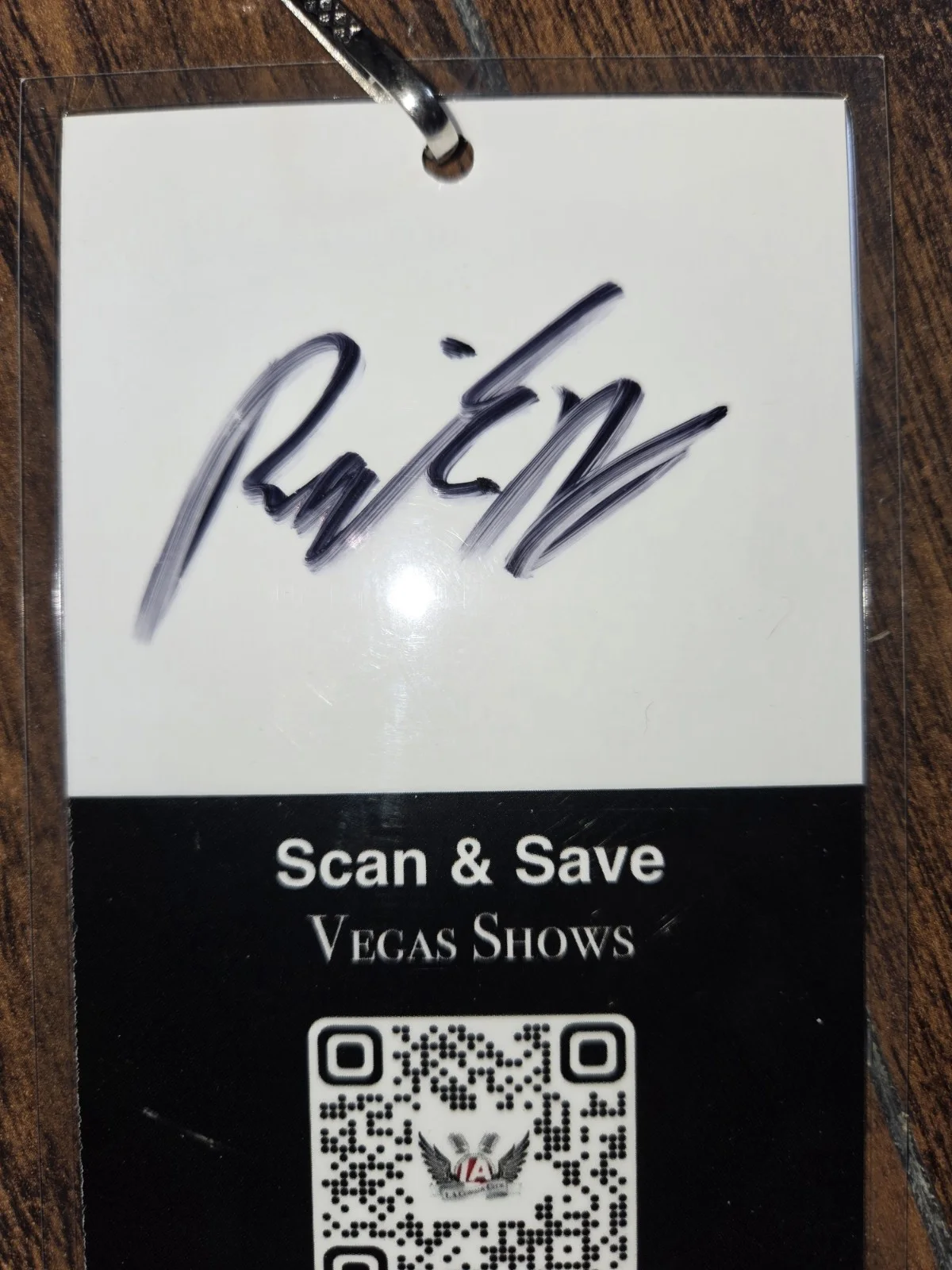 Rick Harrison — Rick Harrison Signed Autograph Las Vegas Tour Pass - Pawn Stars, Signed In 2025, изображение 2