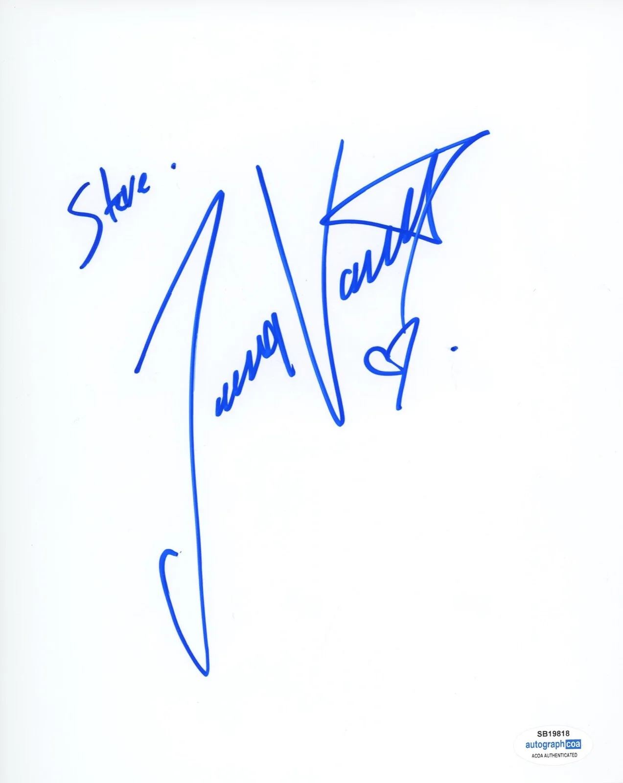 LAURA VANDERVOORT — Laura Vandervoort signed 8x10 Photo b AUTOGRAPHED Hot SEXY Smallville ACOA COA, изображение 3