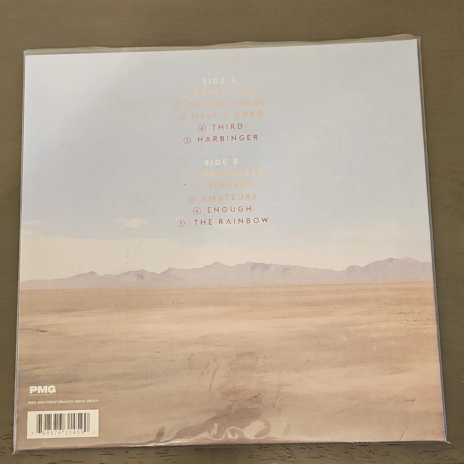 Many Eyes The Light Age Signed LP opaque white, image 2
