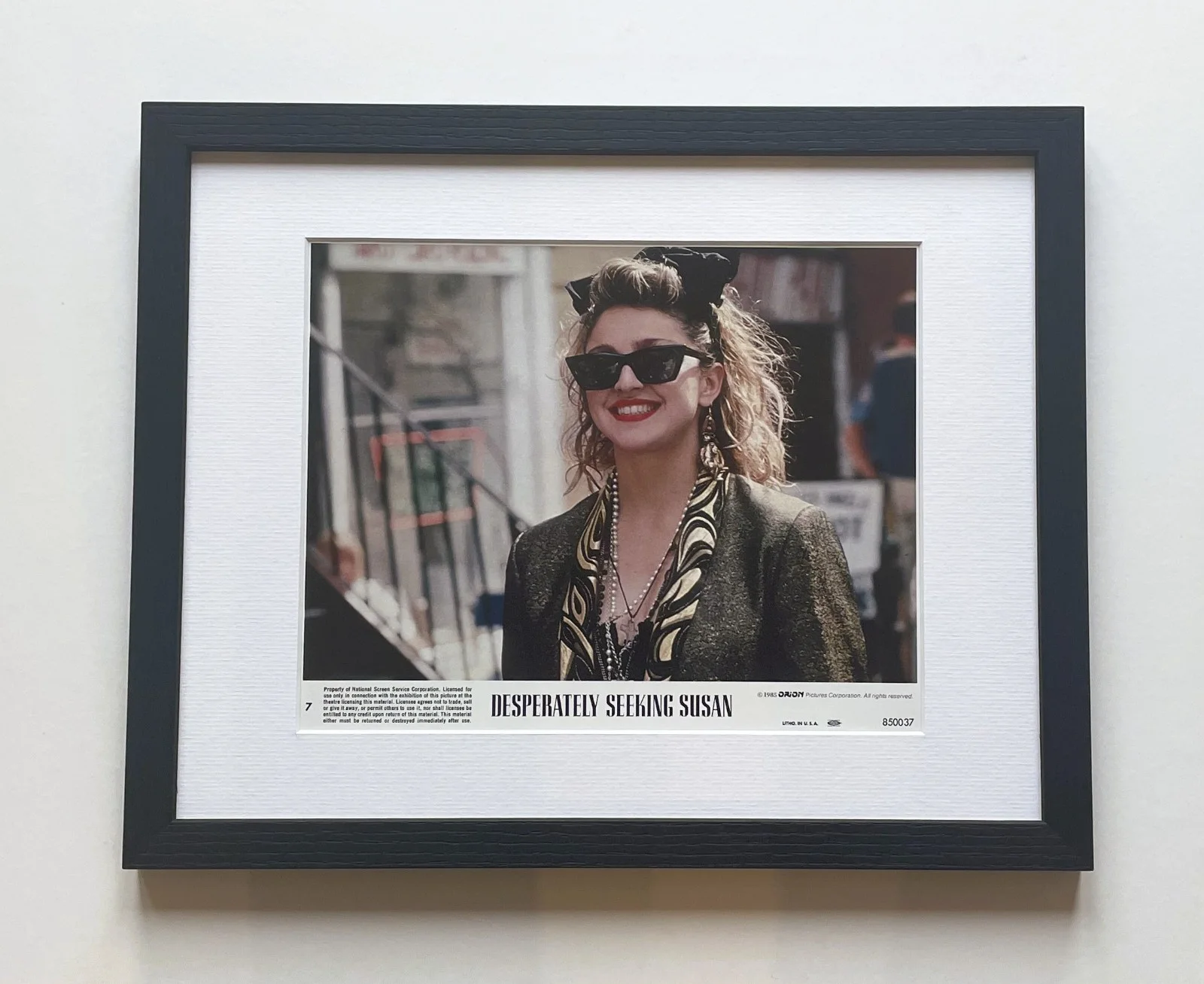 Desperately Seeking Susan Original Framed 8X10 Inch UK Lobby Card, image 2