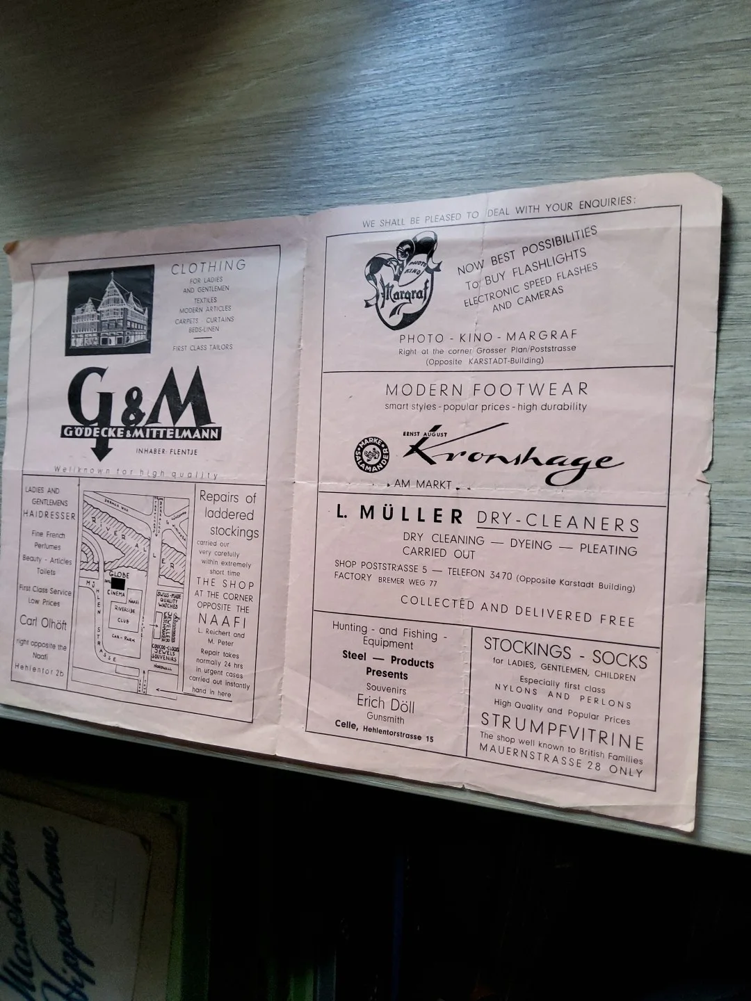 GERMAN CINEMA PROG,1953,THE GLOBE,THE ARMY KINEMA CORPORATION, изображение 2