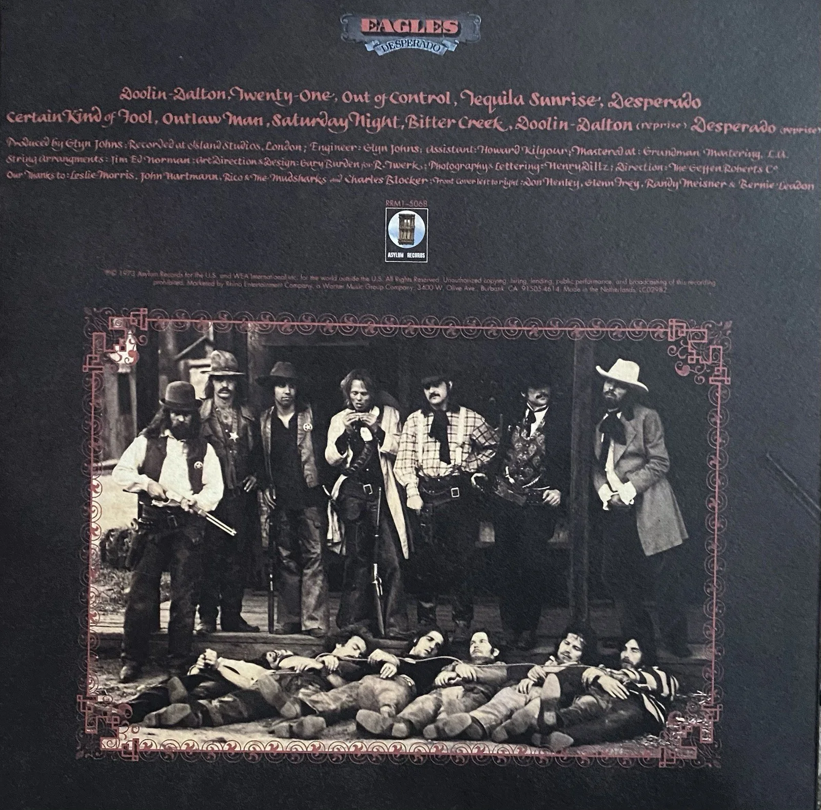 DON HENLEY AUTOGRAPHED SIGNED THE EAGLES DESPERADO VINYL, image 2