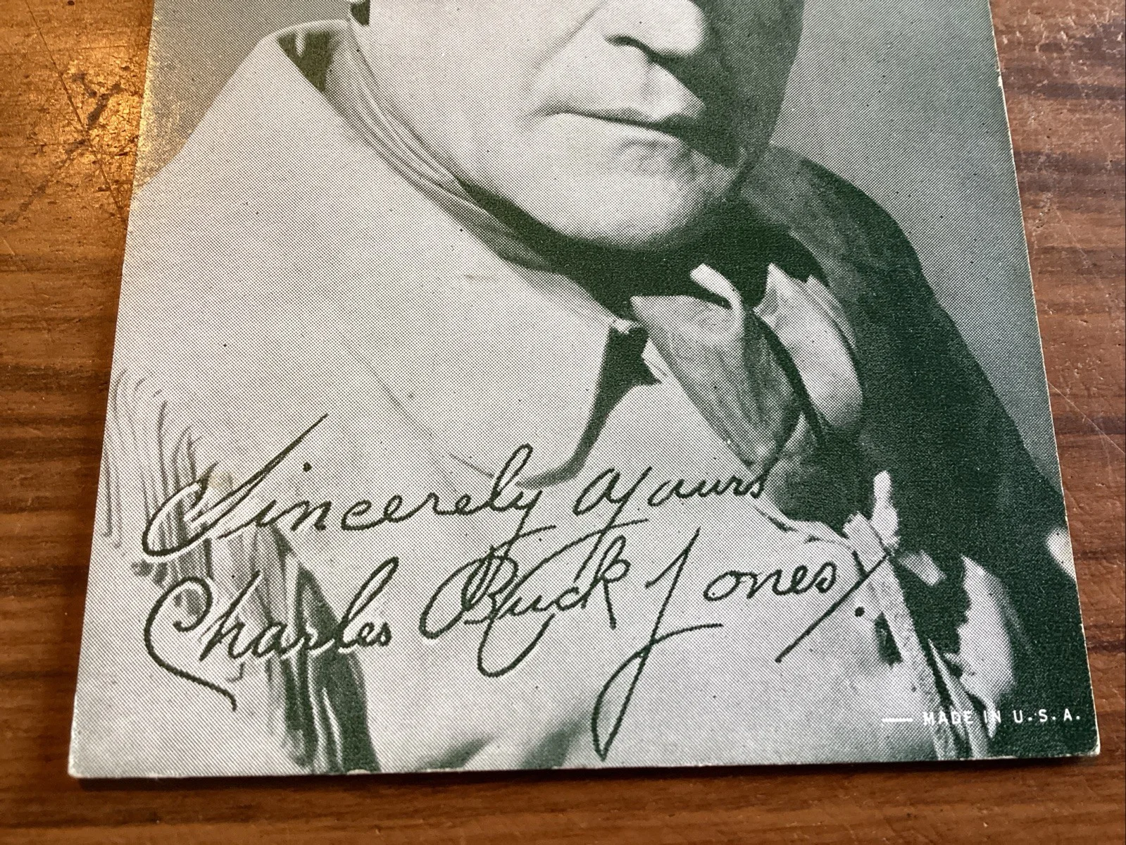 Charles Buck Jones ~US. Penny Arcade Vending Exhibit Cards Westerns Actor, image 2
