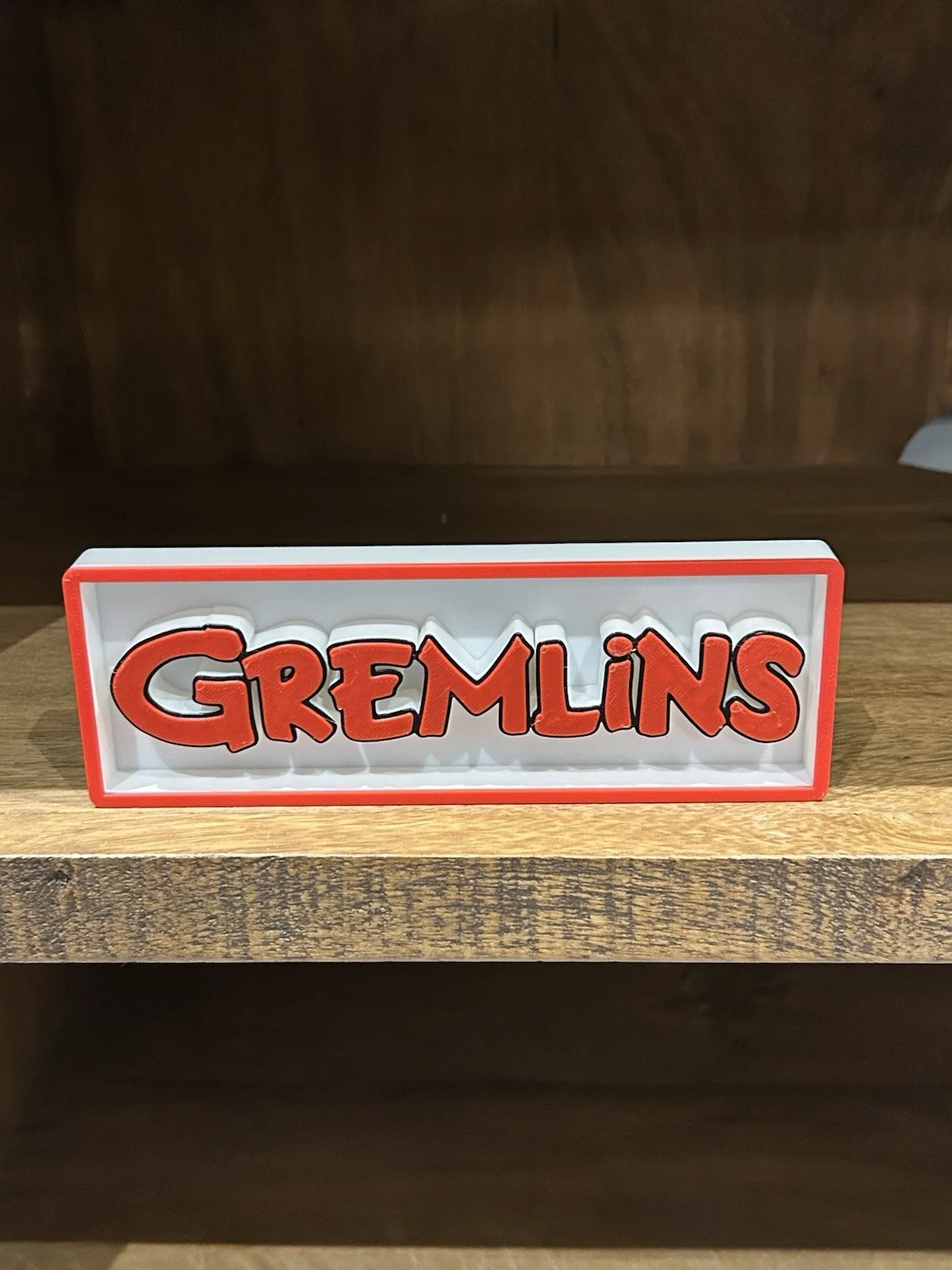 Gremlins Cinema Room Sign, image 2