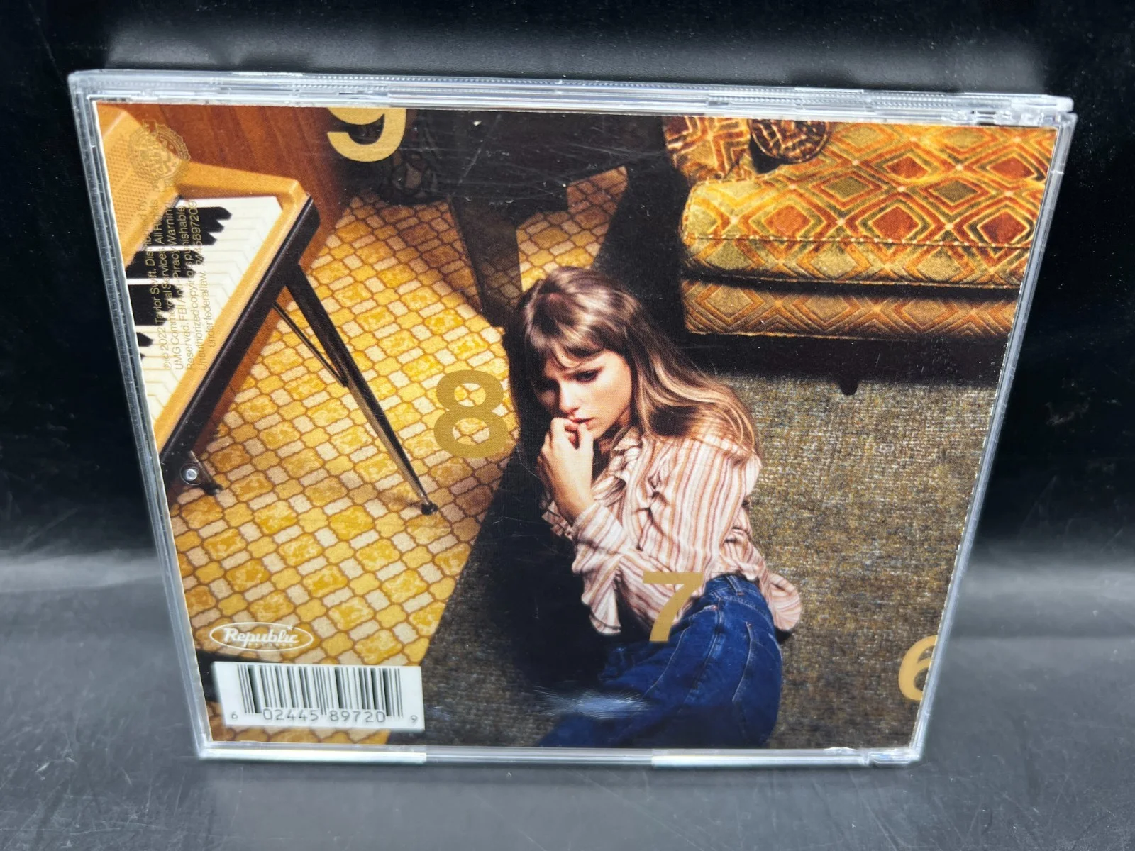 Taylor Swift Signed w/ SEPARATE HEART Midnights Mahogany Edition Photo CD Album, изображение 5