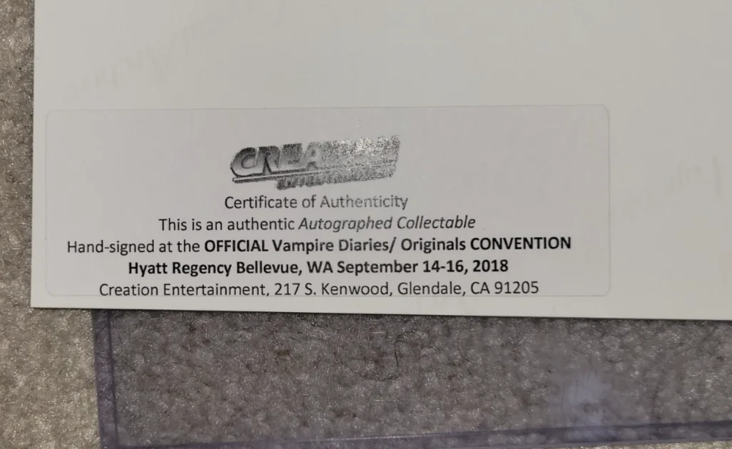Claire Holt — The originals Claire Holt autographed 8x10, image 3