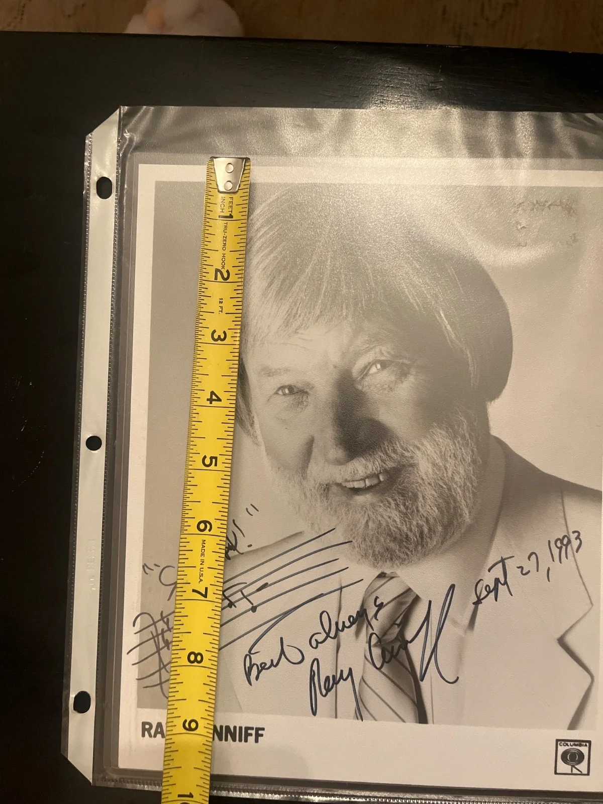 Ray Conniff 8x10 Autograph photo w/ COA, image 3