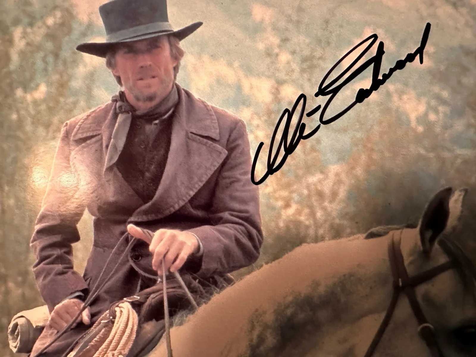 Clint Eastwood — CLINT EASTWOOD AUTOGRAPHED 8X10 w/COA, image 2