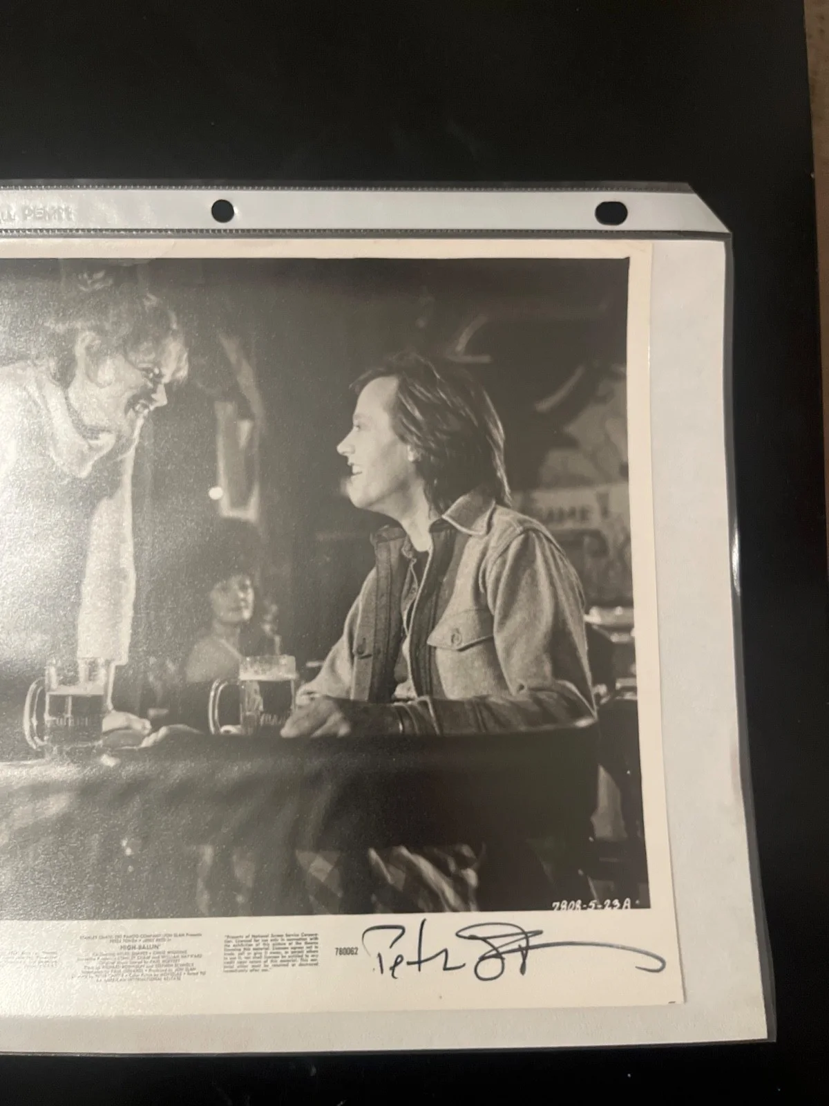 Peter Fonda 8x10 Autograph High-Ballin' w/ COA, изображение 4