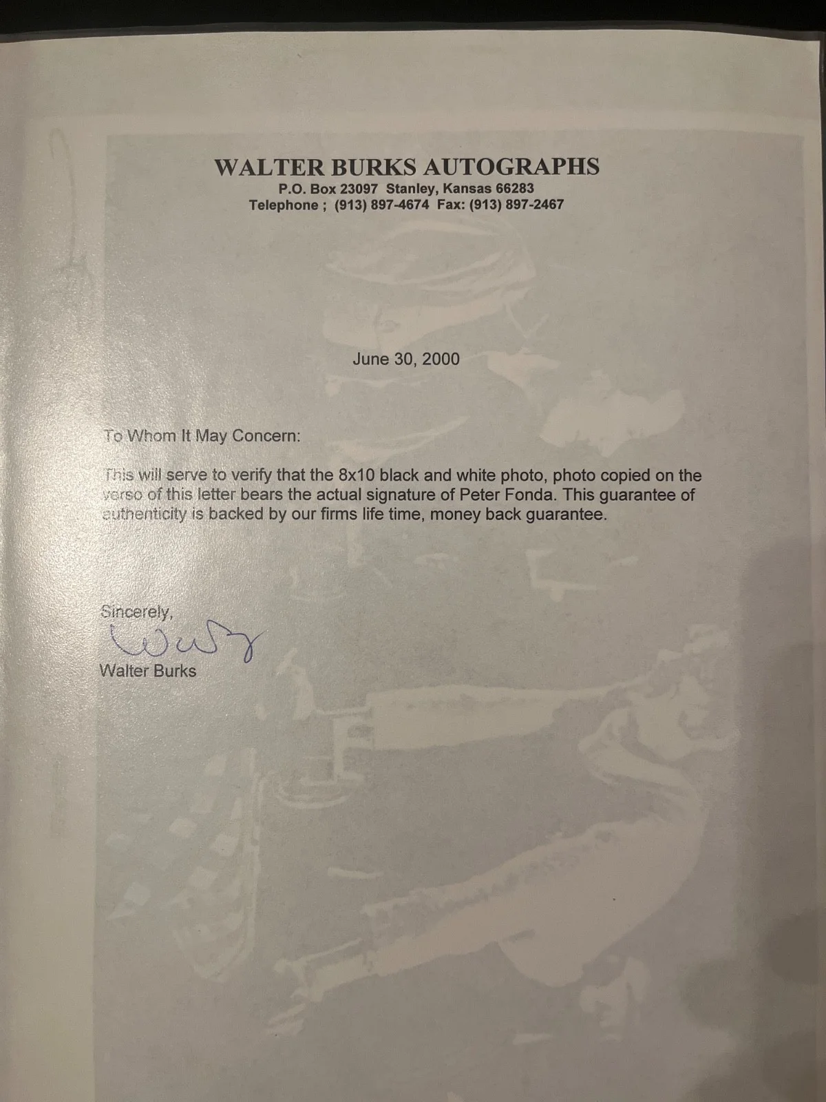 Peter Fonda 8x10 Autograph High-Ballin' w/ COA, изображение 5