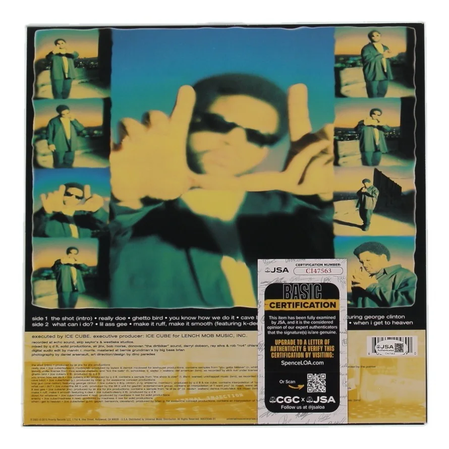 Ice Cube signed "Lethal Injection" Vinyl Record Album (JSA), image 2