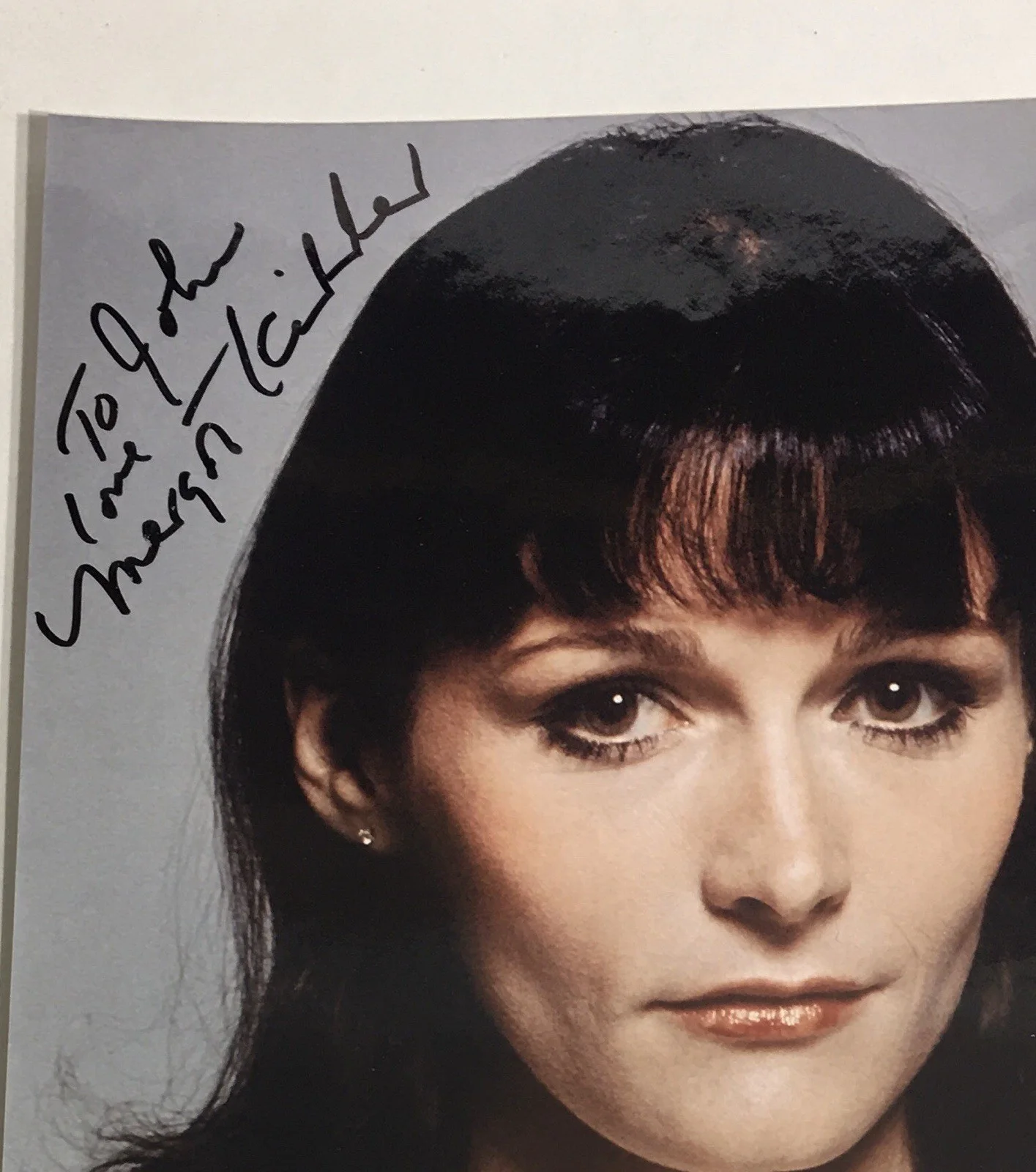 Margot Kidder — Margot Kidder Autographed 8" x 10" Glossy B/W Photo Lois Lane Superman, изображение 2