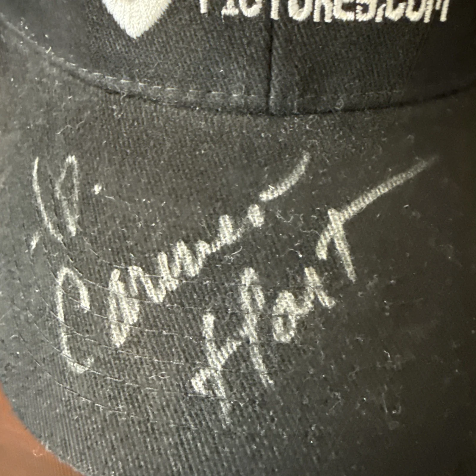Carmen Hart — Carmen Hart REAL hand SIGNED Baseball Cap Wicked Pictures Autographed Porn Star, image 2