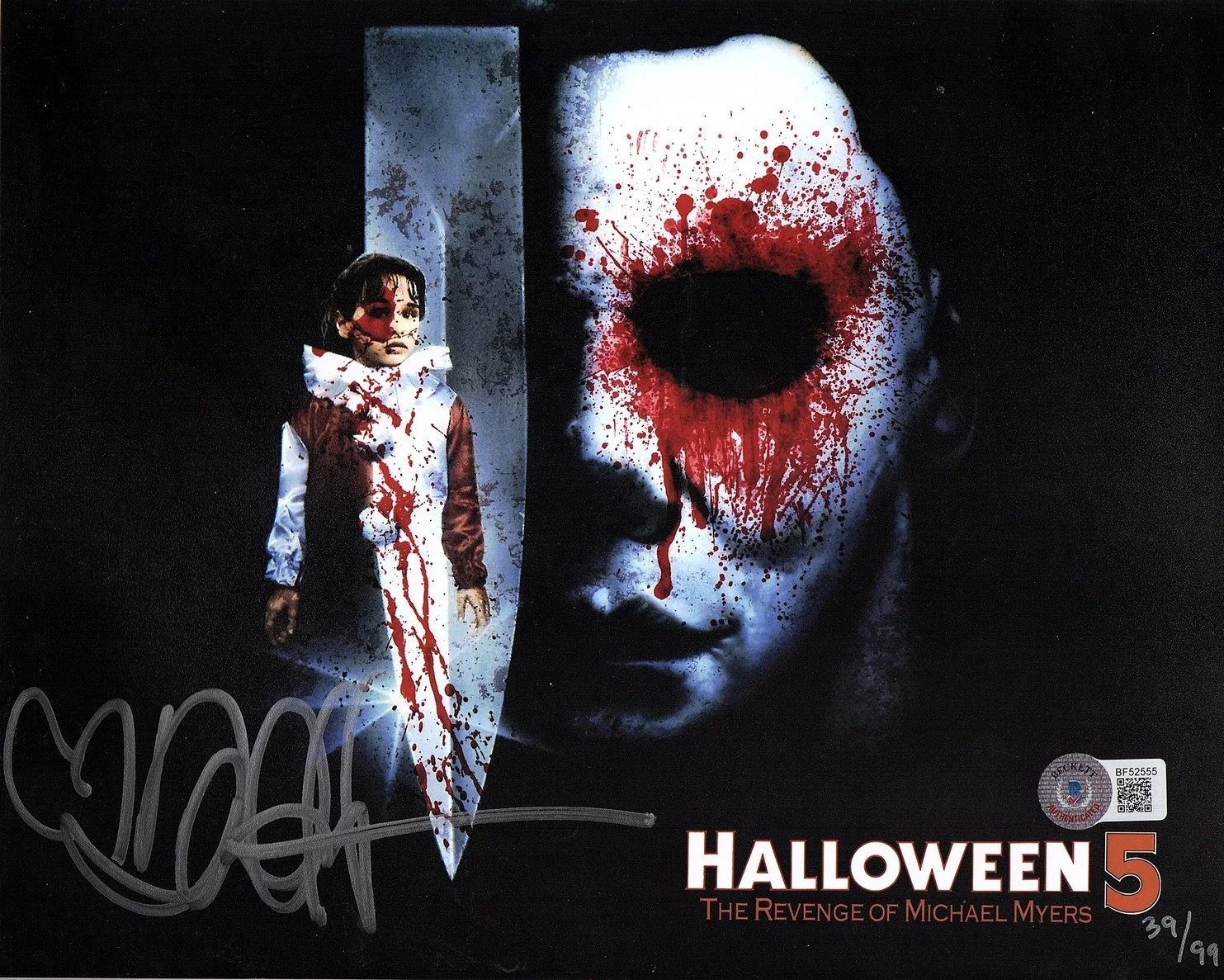 Danielle Harris — HALLOWEEN 5 The Revenge of Michael Myers DANIELLE HARRIS signed photo!