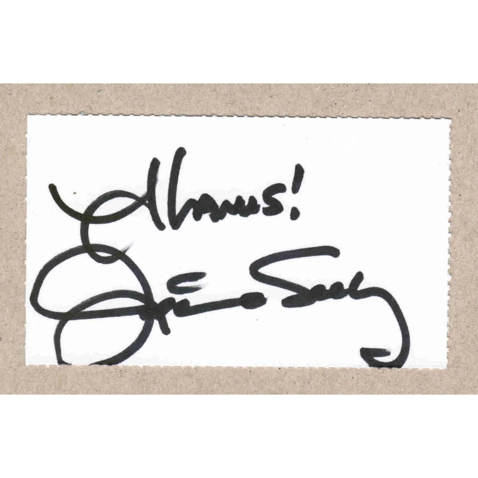 1998 Jeannie Seely Autographed Ticket w/ Fan Taken 3.5 x 3.5 OOAK Photo Vintage, изображение 2