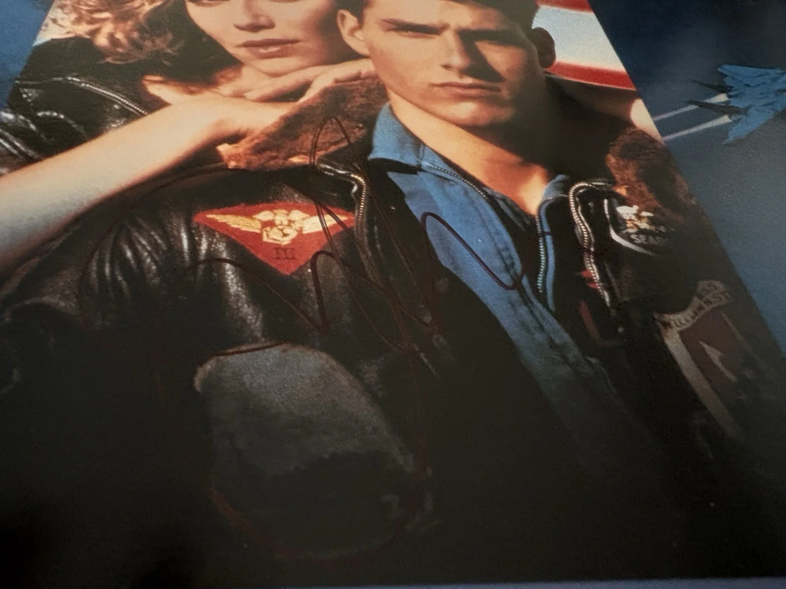 Top Gun Vinyl Record Autographed By Tom Cruise w/coa, изображение 2