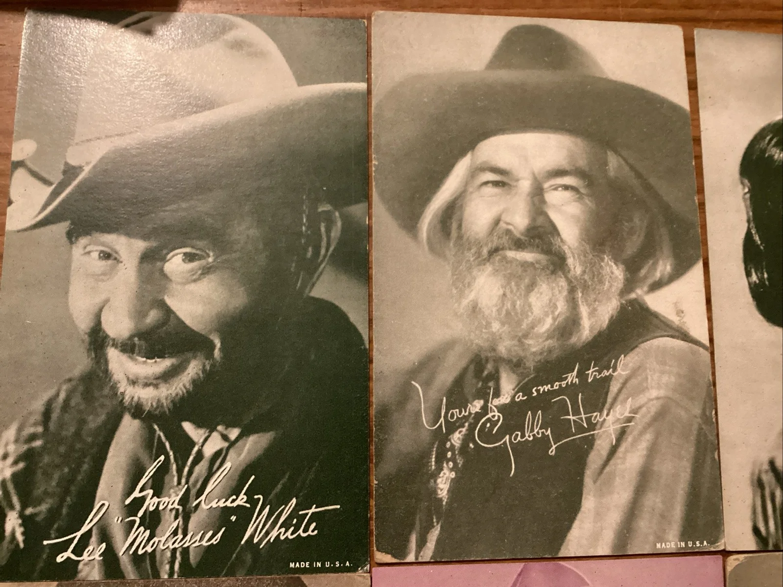 Promo Photos Gabby Hayes~Dale Evans~Bobbie Blake~Bob Steele~Pat Brady~ Lee Whit, изображение 2