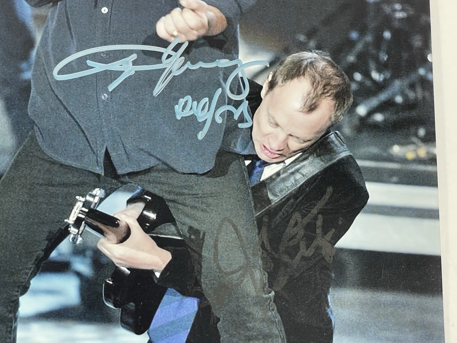AC/DC Angus Young Brian Johnson Autographed Signed 8x10 Photo Live Shot ACOA 🎸, изображение 2