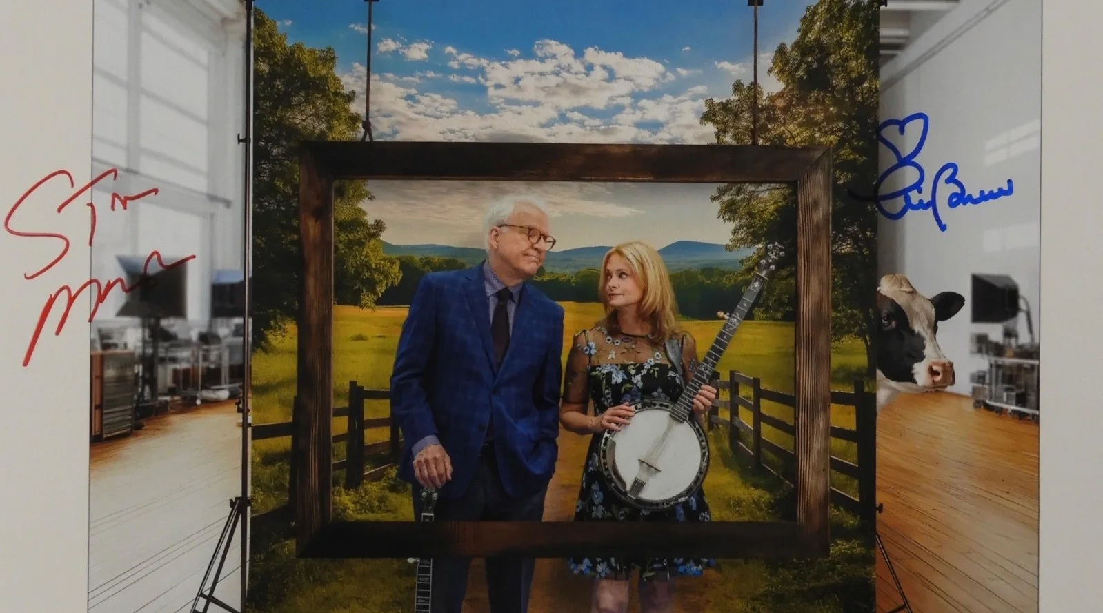 Steve Martin JSA Autograph Signed Album Record Vinyl Alison Brown, изображение 2