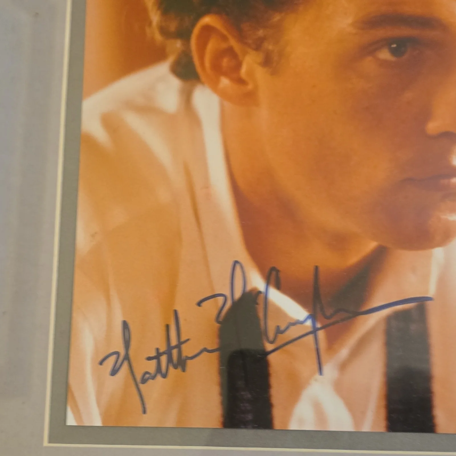 Matthew McConaughey — A Time to Kill 1996 Original Autographed Photo Signed by Matthew McConaughey, изображение 3