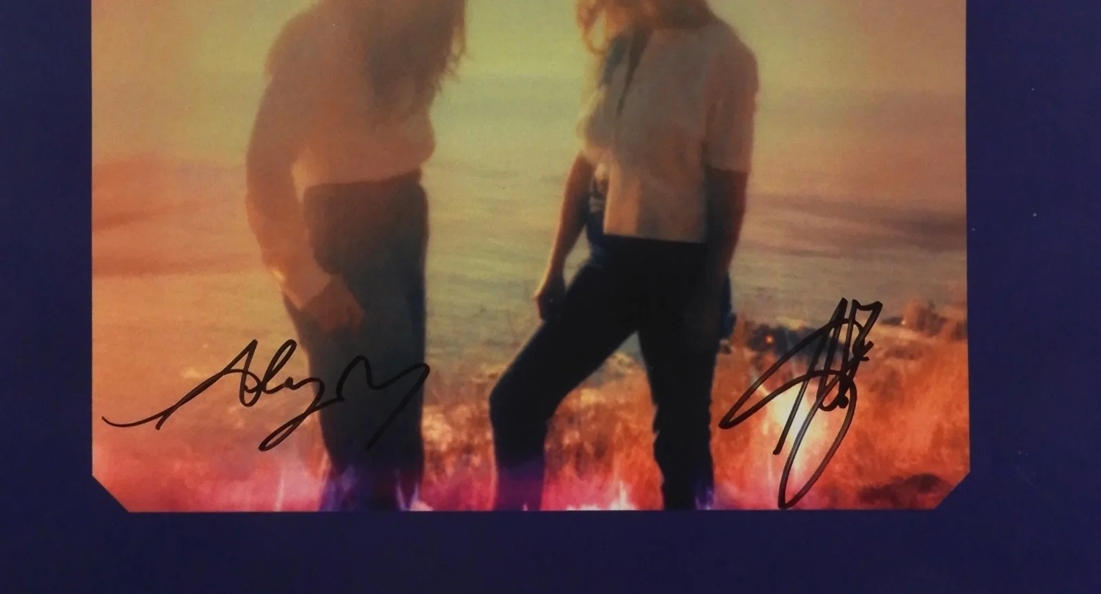 Aly & AJ JSA Autograph Signed Album Record Vinyl Silver Deliverer, изображение 2