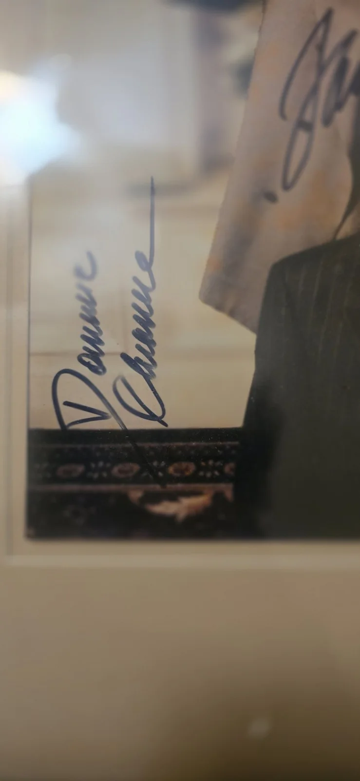 James Gandolfini, Dominic Chianese — The Sopranos Autographed Photo James Gandolfini & Dominic Chianese Framed, image 4