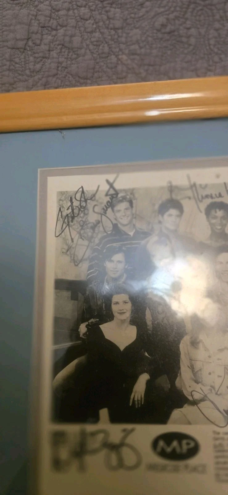 Melrose Place Cast Signed Original Framed Photo Television Memorabilia, image 2