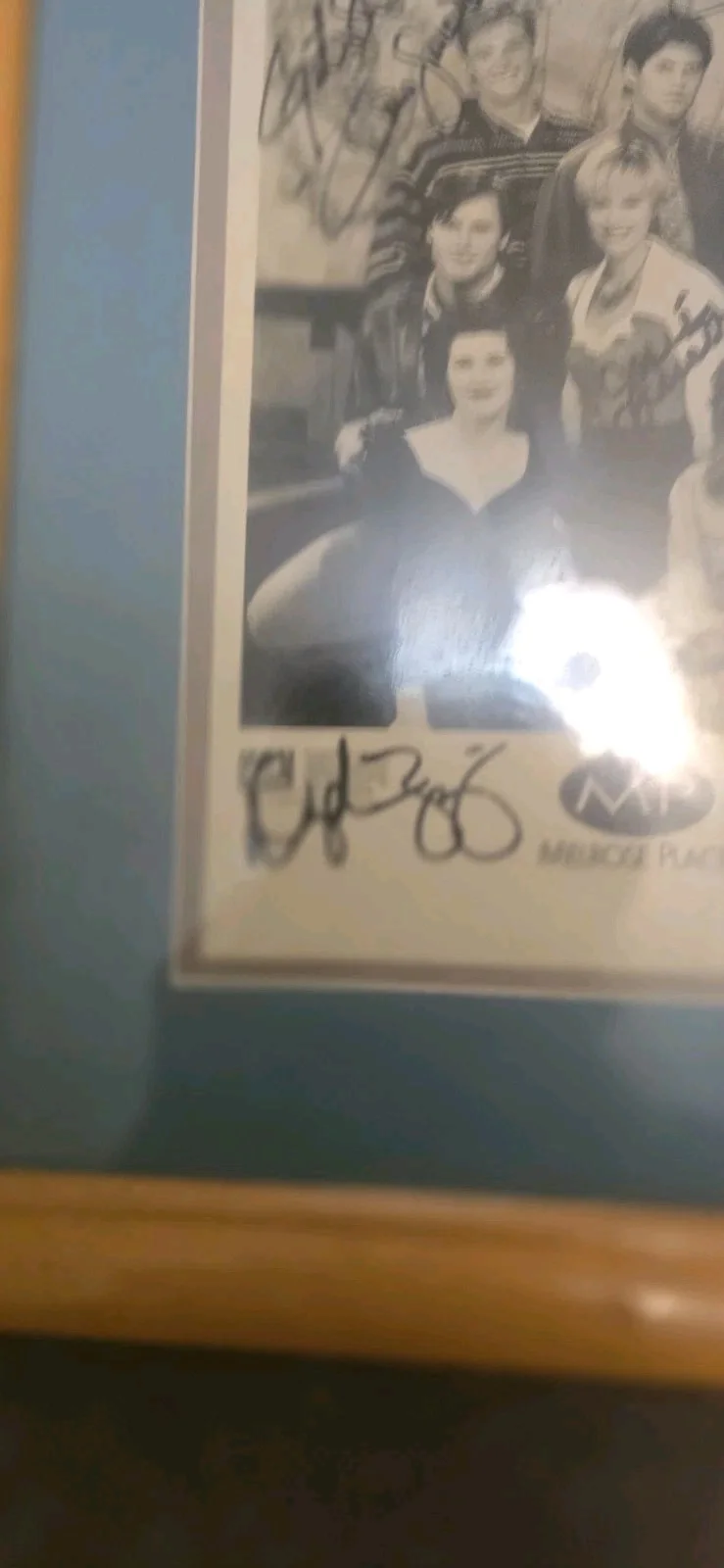 Melrose Place Cast Signed Original Framed Photo Television Memorabilia, image 5