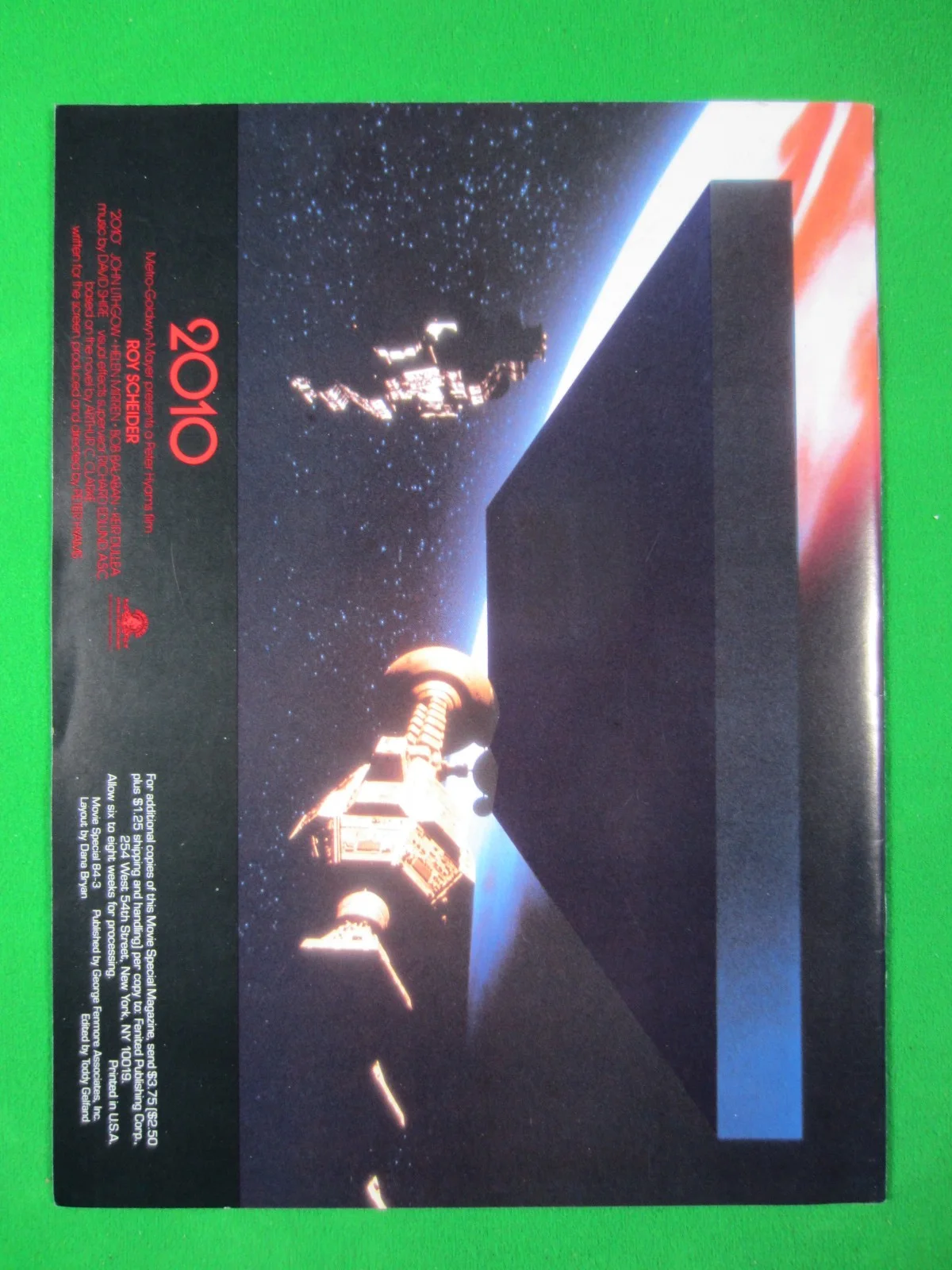 2010 The Year We Make Contact Movie Special 84-3 1984 Film Programme Brochure EX, изображение 2