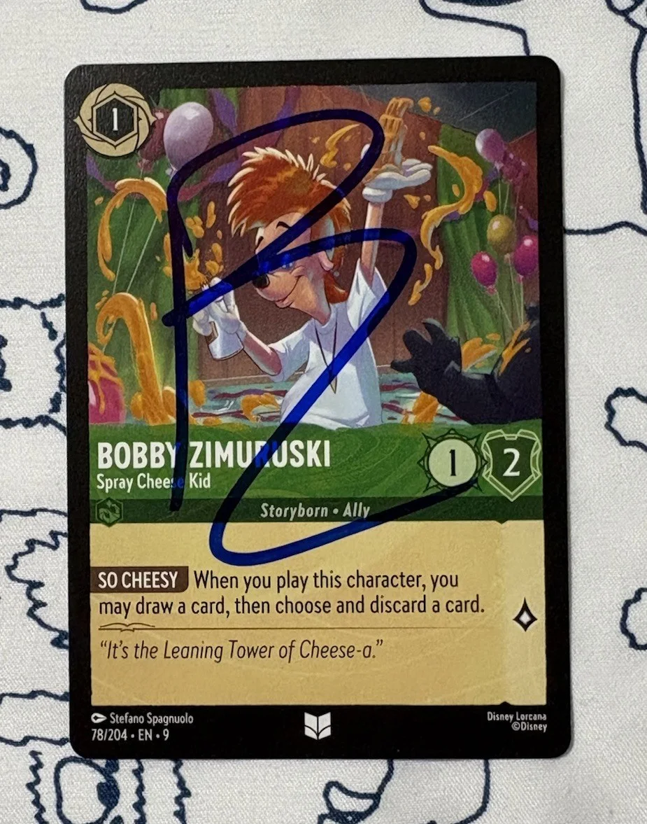 Pauly Shore — Pauly Shore Signed Autographed Bobby Zimuruski Disney Lorcana Card EN-9 JSA COA!, image 3