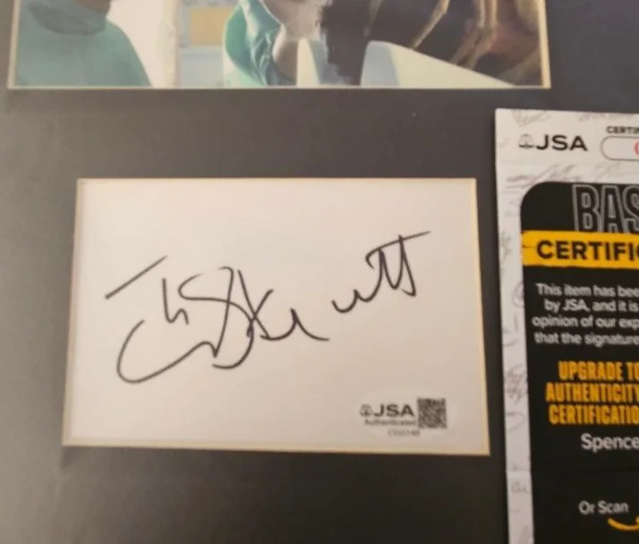 Tom Skerritt — Tom Skerritt Signed Autographed Mounted Cut ALIEN JSA COA, image 2