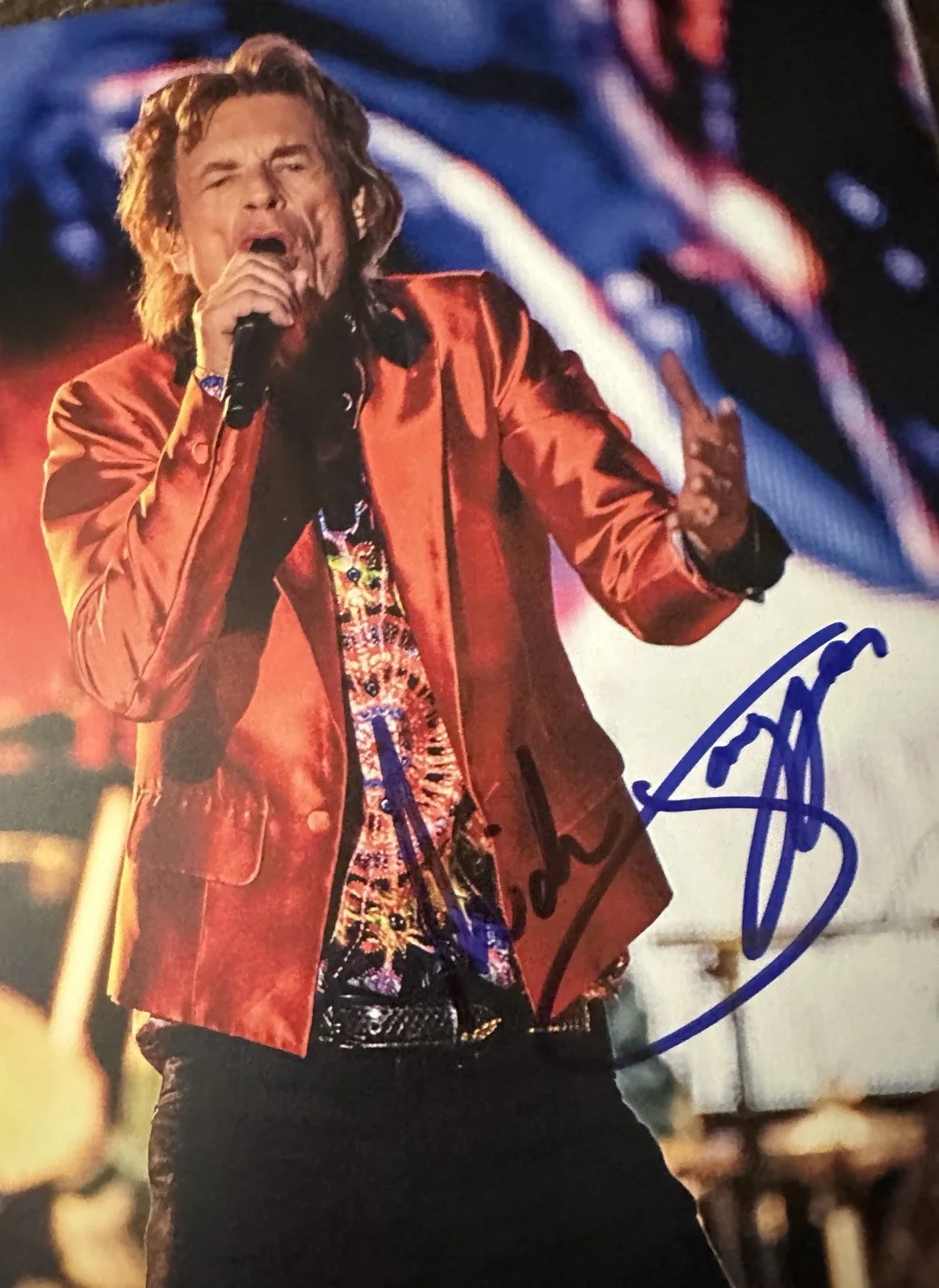 Mick Jagger Signed Photo W/COA The Rolling Stones Autograph Signature, изображение 2