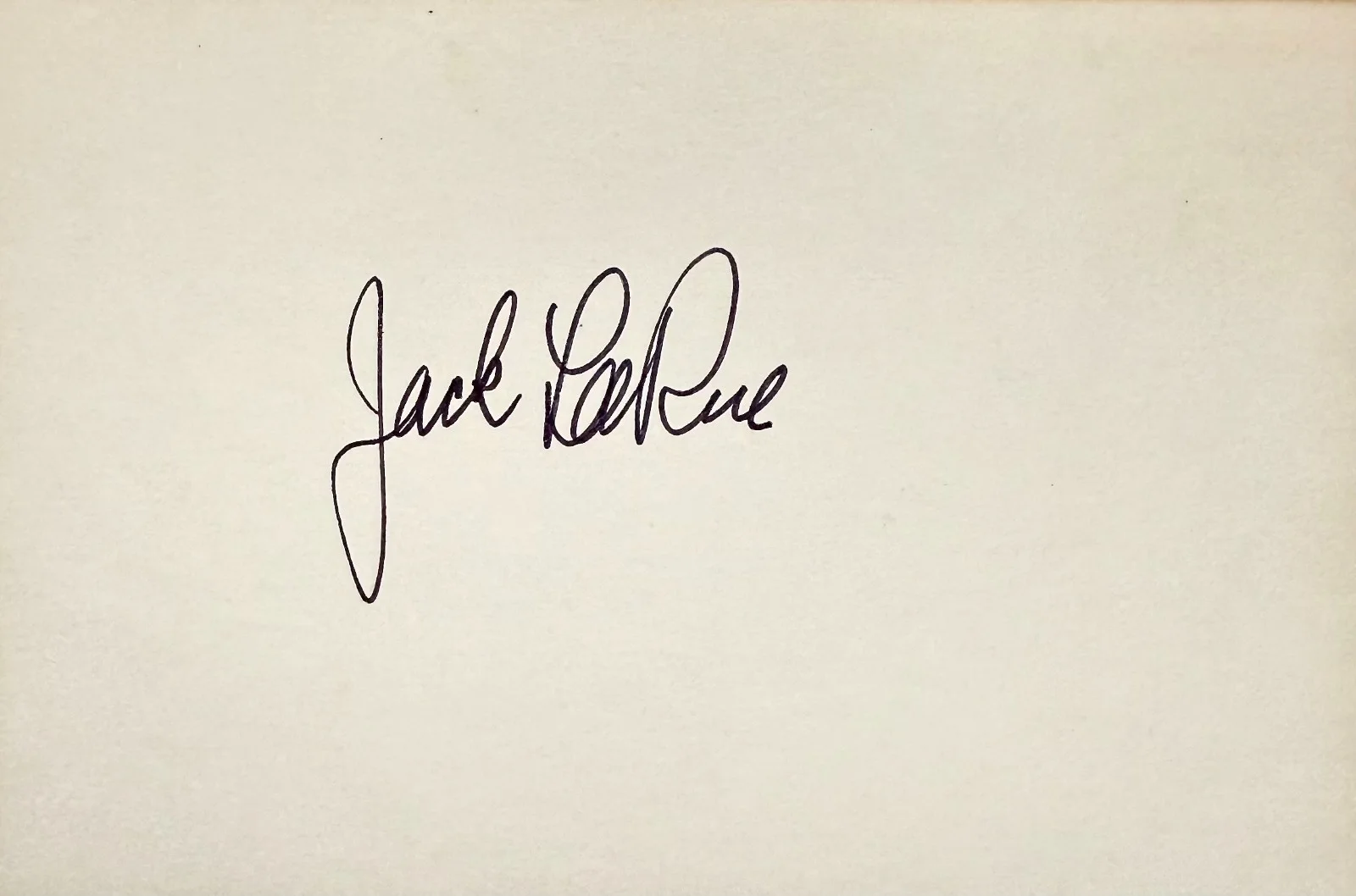 Jack La Rue — JACK LA RUE Signed Autographed 4x6 INDEX CARD The Story of Temple Drake VIRTUE, изображение 3