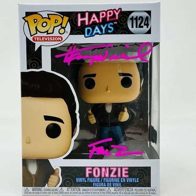 Henry Winkler Autographed Signed Fonzie Happy Days Funko Pop #1124 OC Marketing, изображение 2