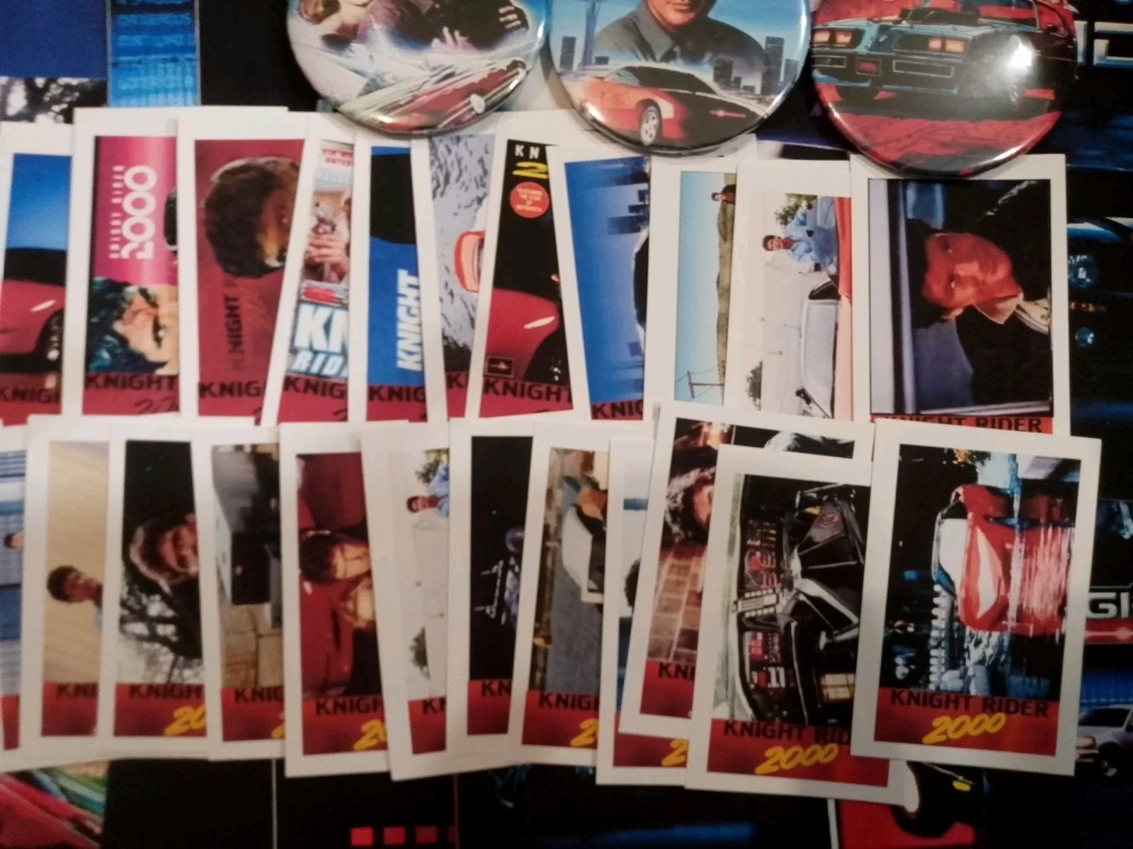 Knight Rider Bundle. 18 Lobby Cards/12 Lobbymarkers/34 Mini-cards/6 Badges+, image 4