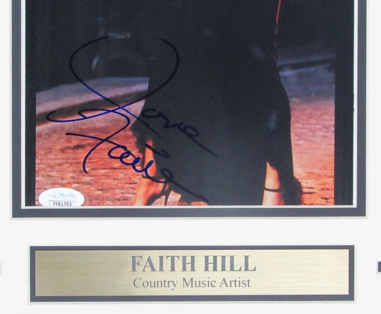 Faith Hill Performer Signed/Autographed 8x10 Photo Framed JSA 155178, изображение 4