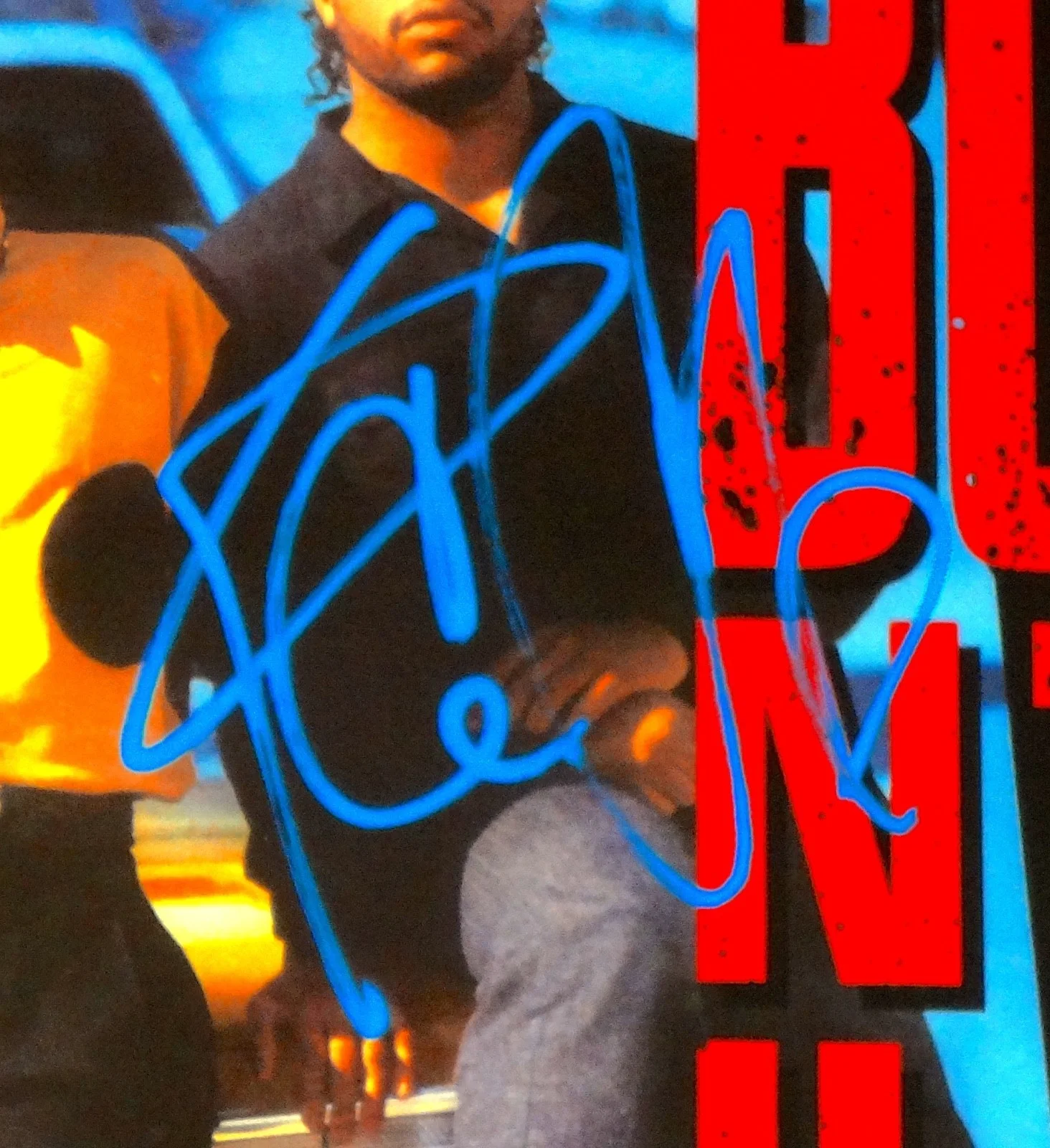 BOYZ N THE HOOD ICE CUBE HAND SIGNED AUTOGRAPHED SOUNDTRACK VINYL ALBUM! W/PROOF, изображение 2