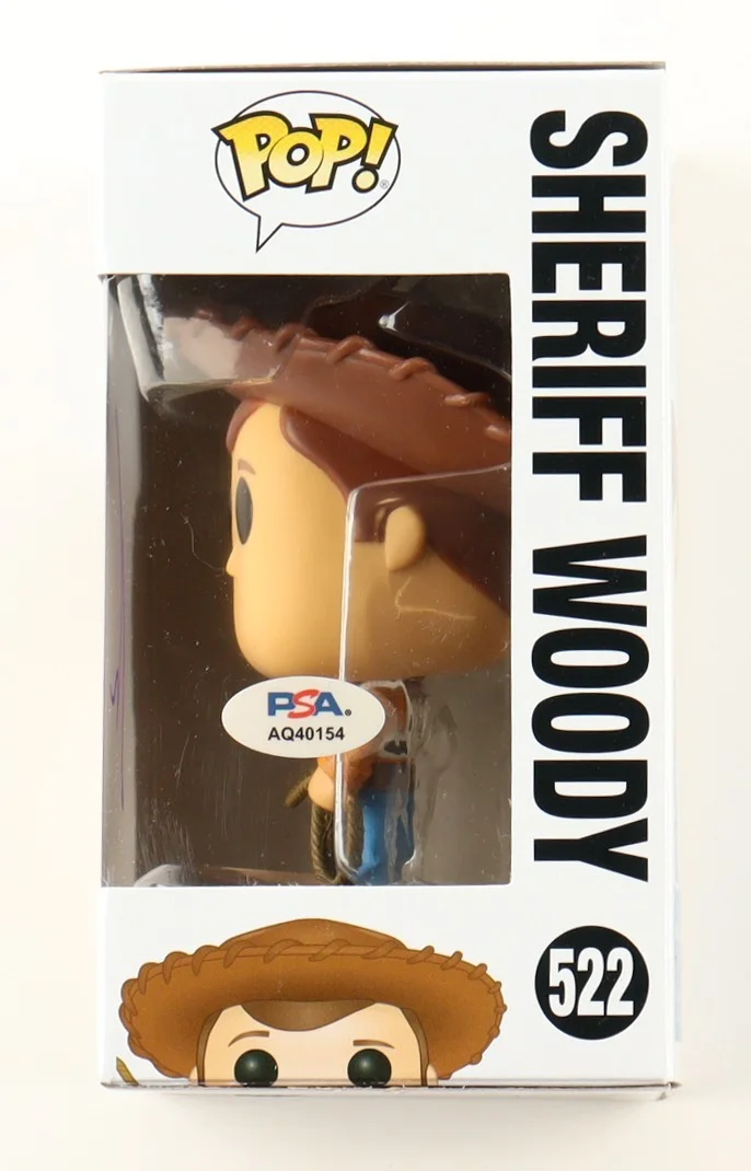 Tim Allen — Tim Allen Signed Autograph Toy Story 4 Funko Pop 522 PSA Sheriff Woody, изображение 2