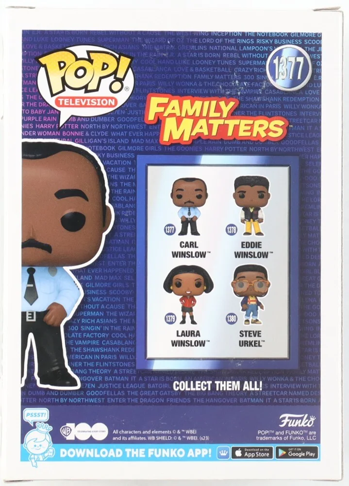 Reginald VelJohnson — Reginald VelJohnson Carl Winslow Auto Signed Funko POP #1377 Family Matters BAS, изображение 2