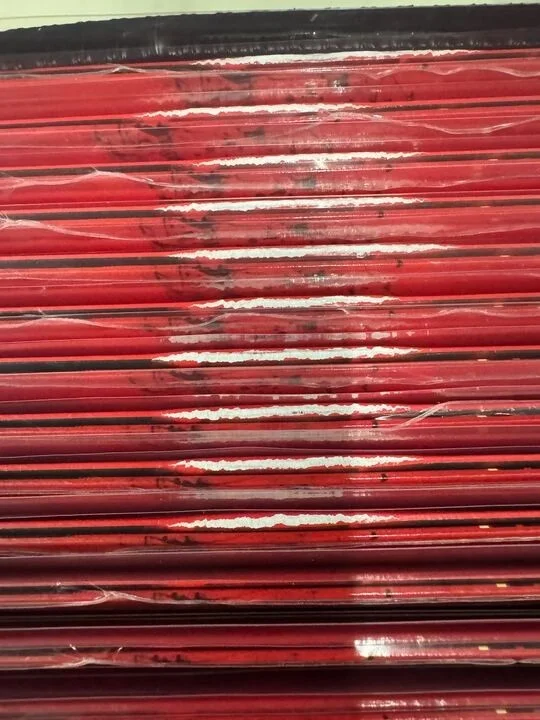 TX2 'End Of Us' (Spotify Fan First Signed) Red & Black Ripple LP art card *READ*, image 3