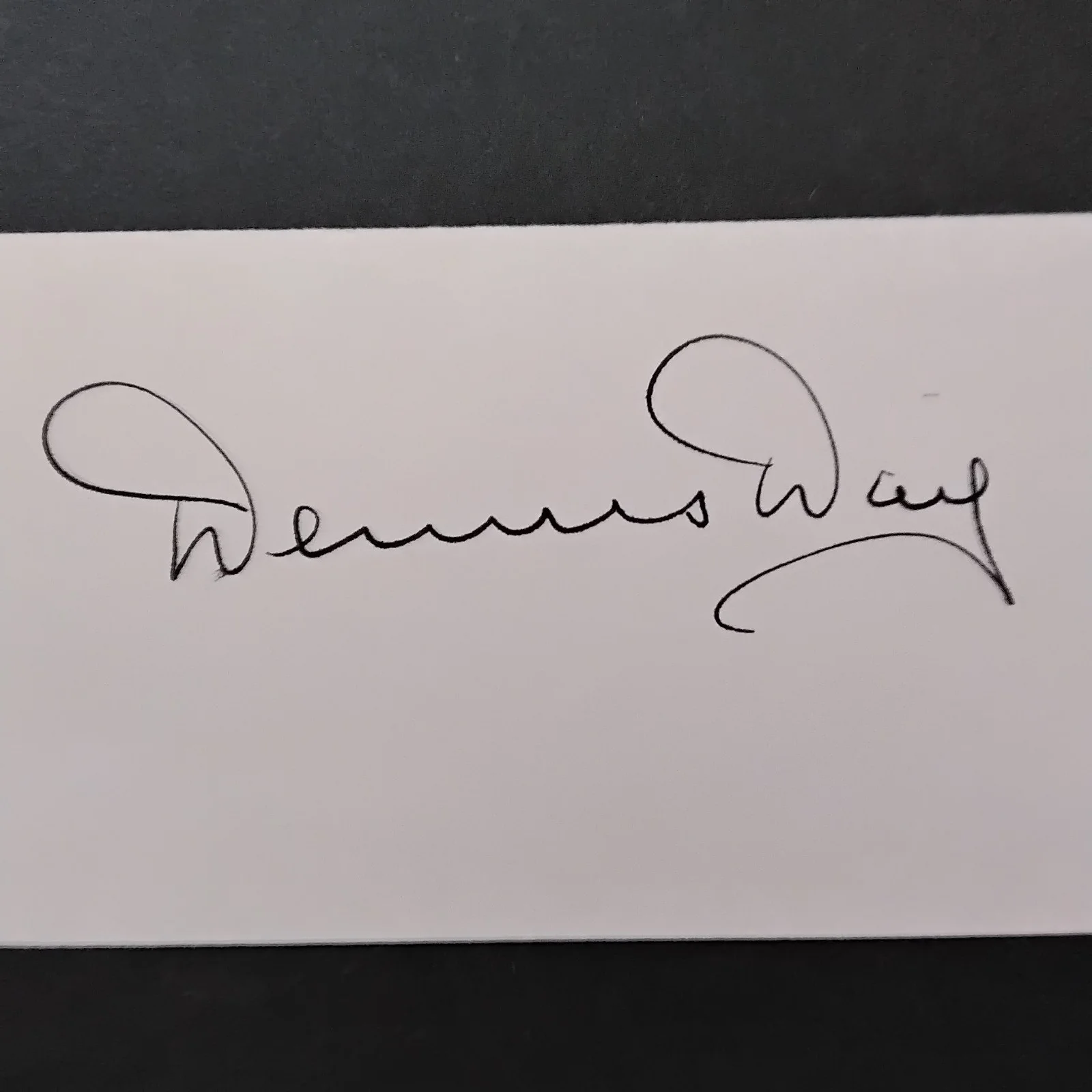 Dennis Day SIGNED Card Photo 40s Movie TV Actor Golden Girl Melody Time Musicals, изображение 4