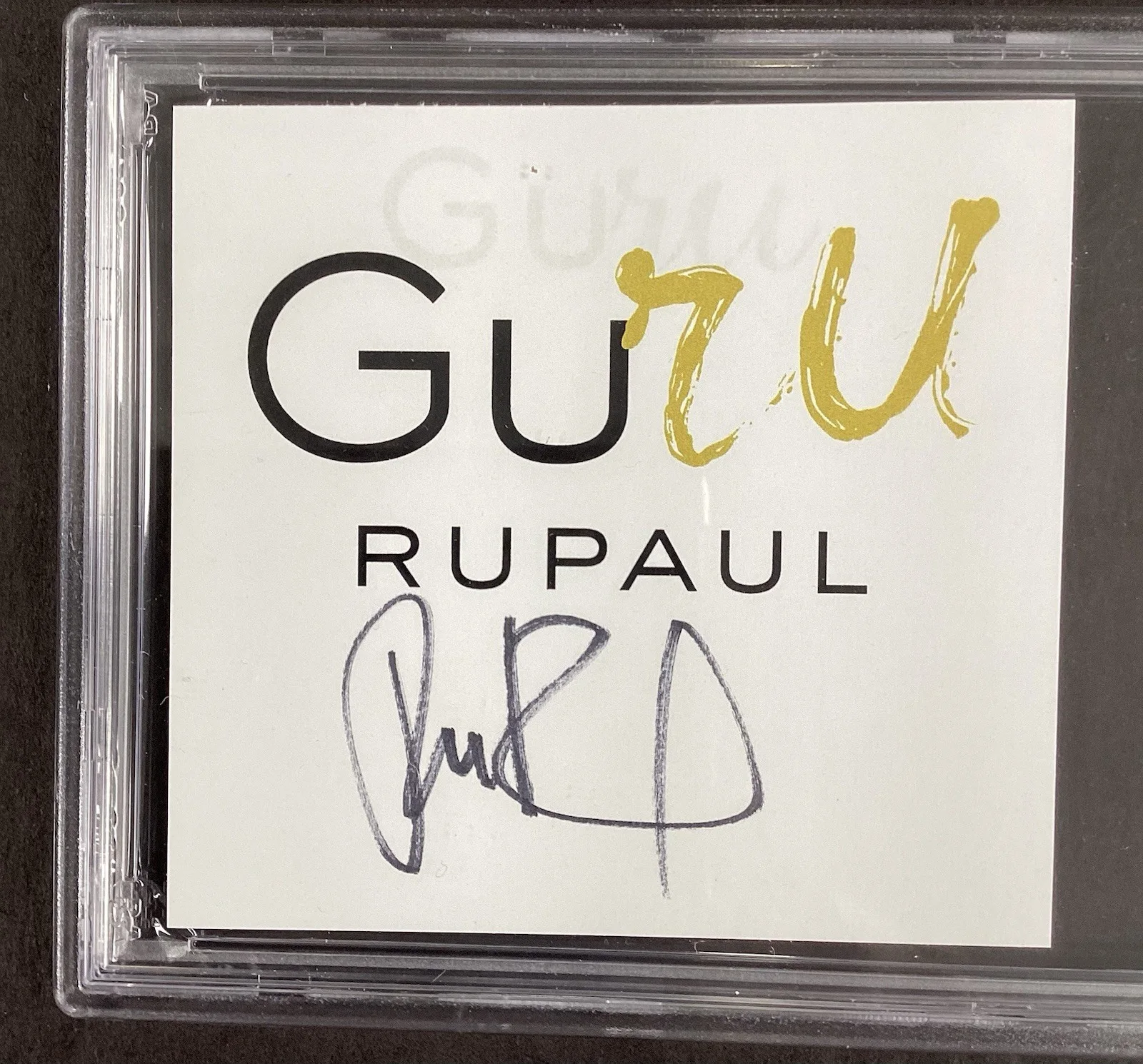 RuPaul — RuPaul Signed Cut Guru RuPaul’s Drag Race Model Drag Queen Autograph Ru PSA/DNA, image 2