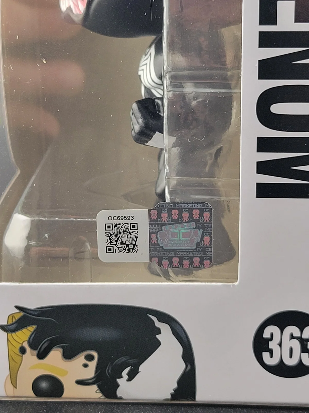 HANK ZARIA — HANK AZARIA SIGNED VENOM FUNKO POP #363 OC CELEBRITY MARKETING COA, изображение 4