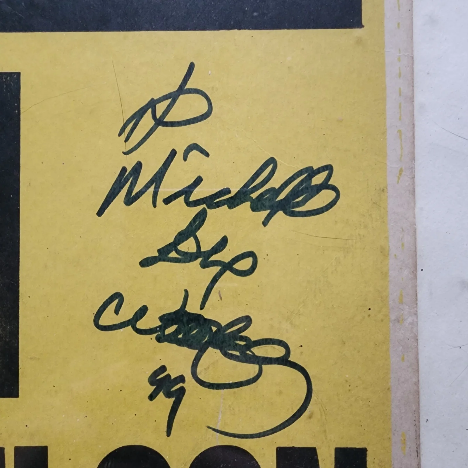 Vintage Willie Nelson Concert Poster Wichita Falls TX c1963 Signed 1999 Texas, изображение 5