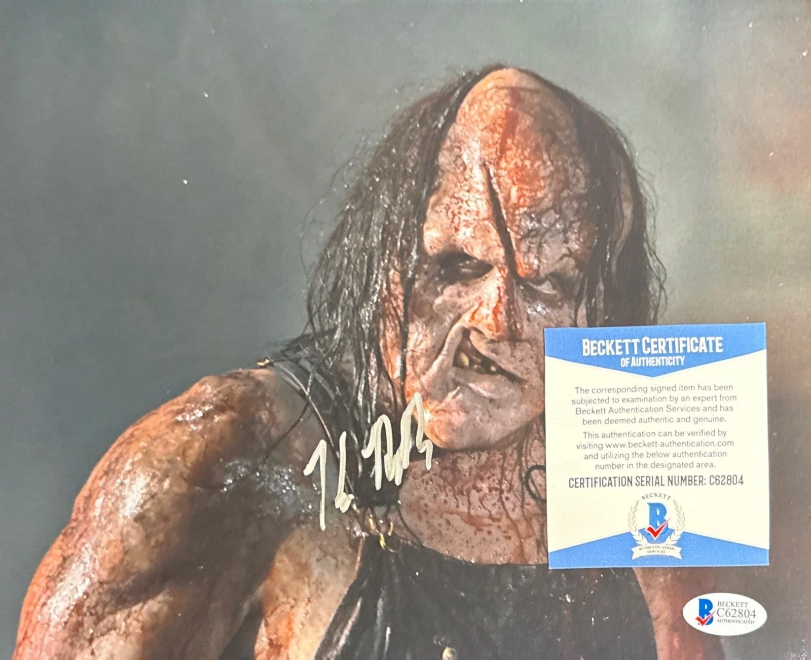 Kane Hodder — Kane Hodder Signed 8x10 Photo Jason Voorhees Friday The 13th BAS, image 2