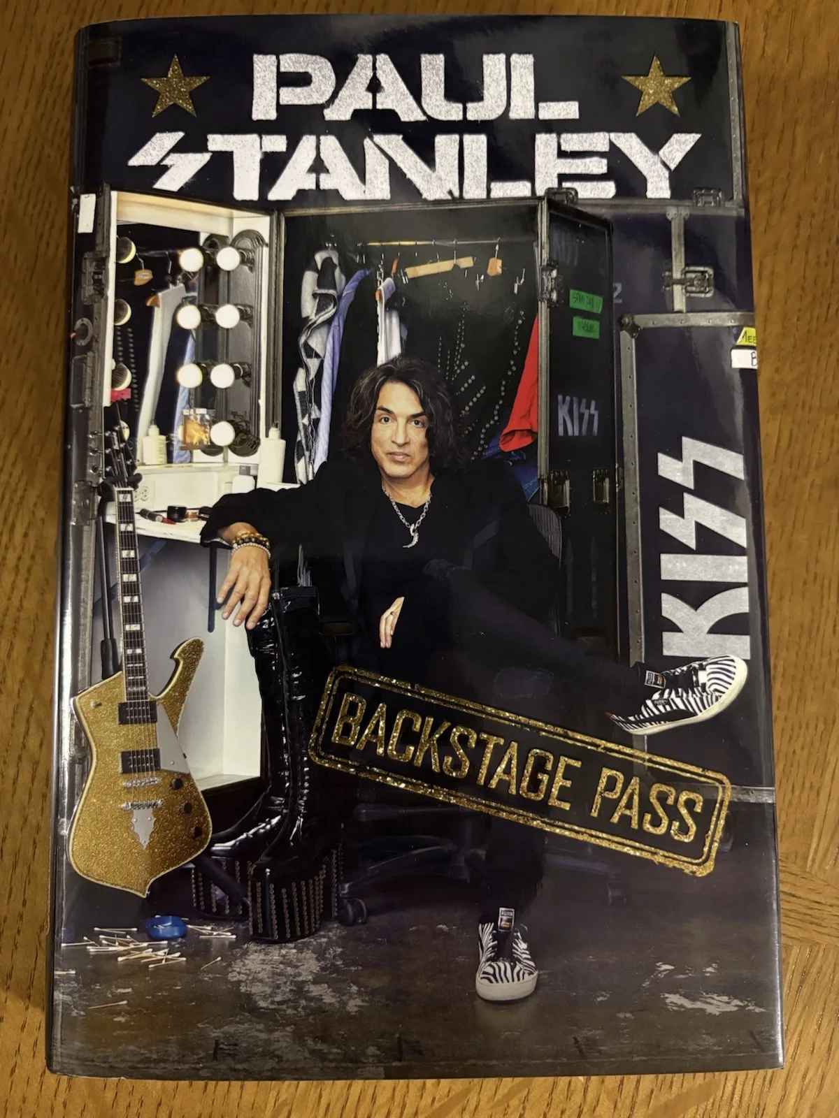 KISS Paul Stanley SIGNED Backstage Pass AUTOGRAPHED First Edition, image 2