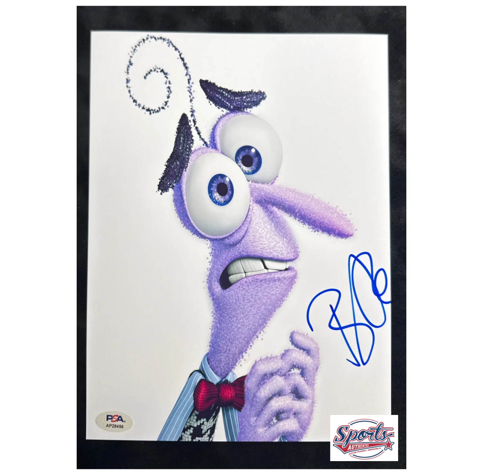 Tony Hale — Tony Hale Signed 8x10 Disney Pixar Inside Out 2 Fear Photo PSA AP28456