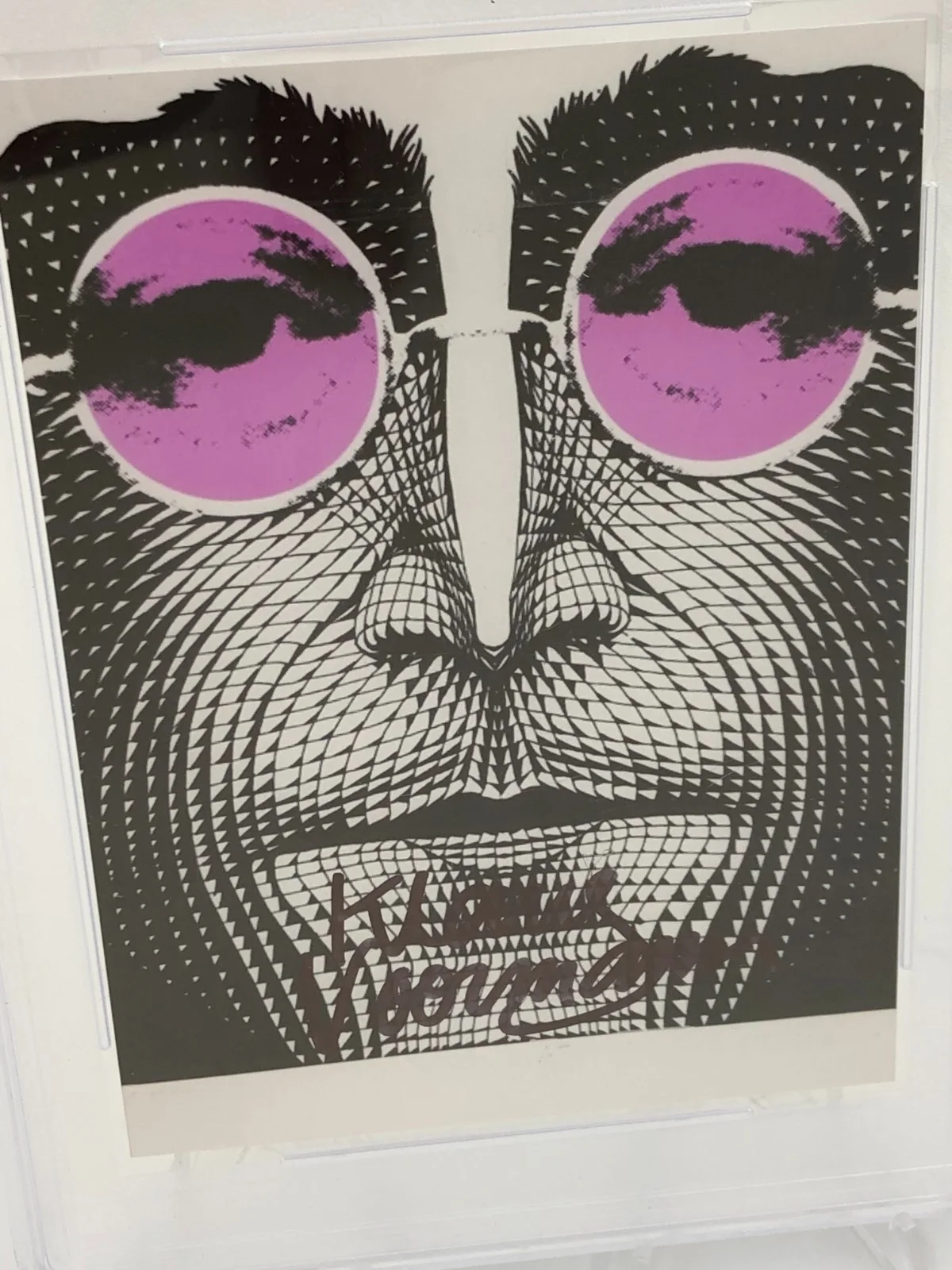 KLAUS VOORMANN PSA AUTO Authentic Signed Photo Musician JOHN LENNON The Beatles, image 4